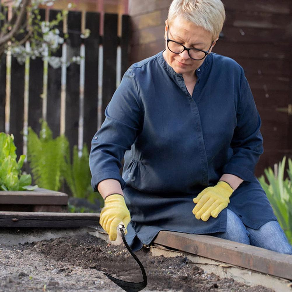 Gardening Tools Hoe - Attrezzi Agricoli: Zappa Triangolare per Solchi,