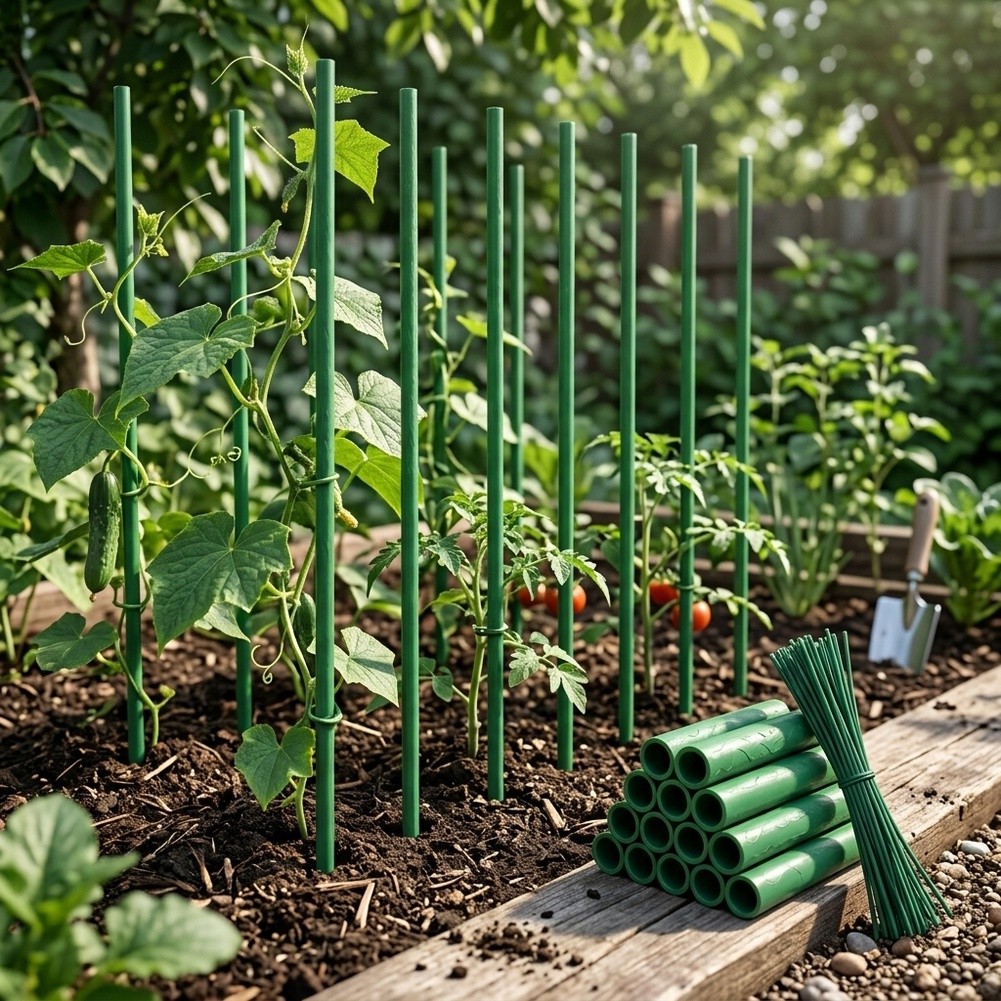 Plant Support Stake - Kit di Supporto per Piante Rampicanti,