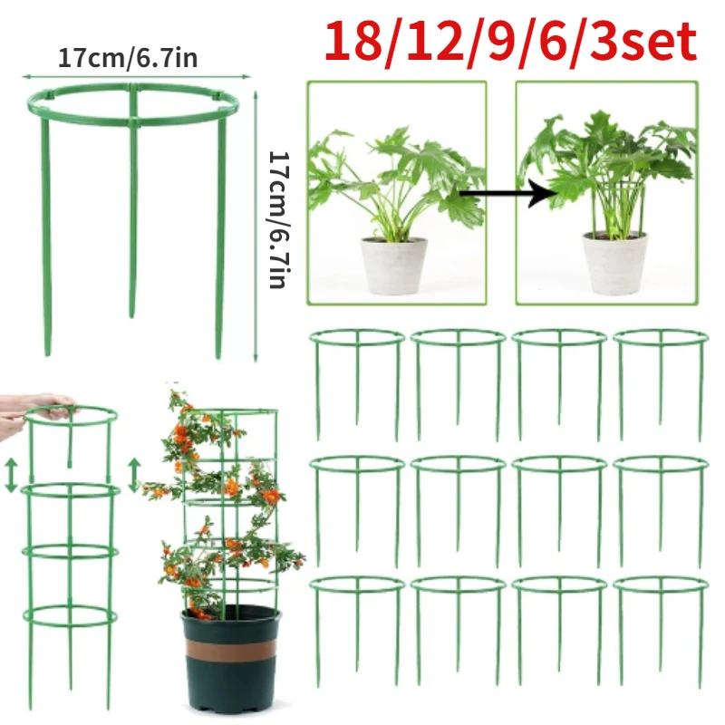 Plant Support Stake - Gabbie per pomodori Traliccio Colonna in