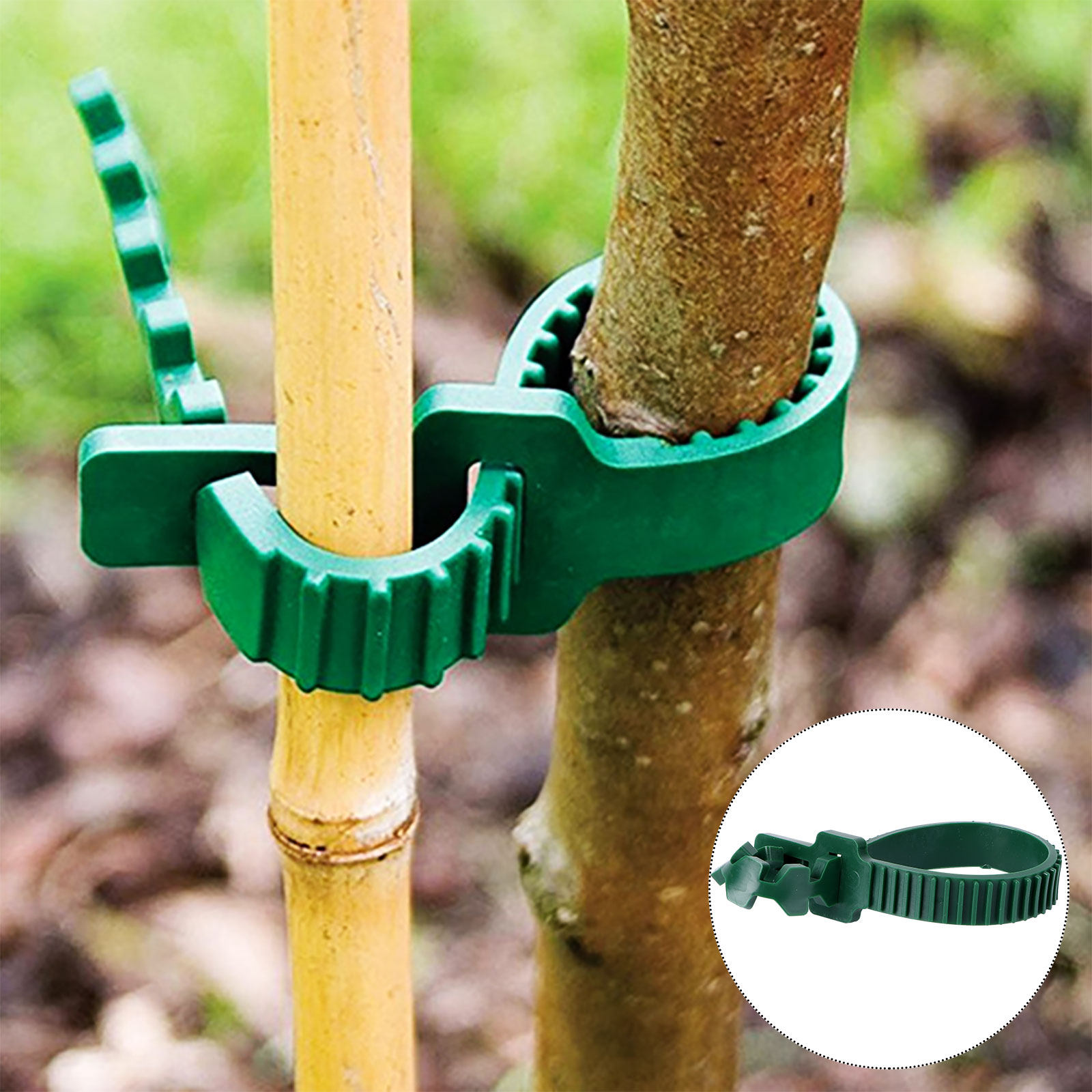 Plant Support Stake - 20 Pezzi di Clip di Fissaggio