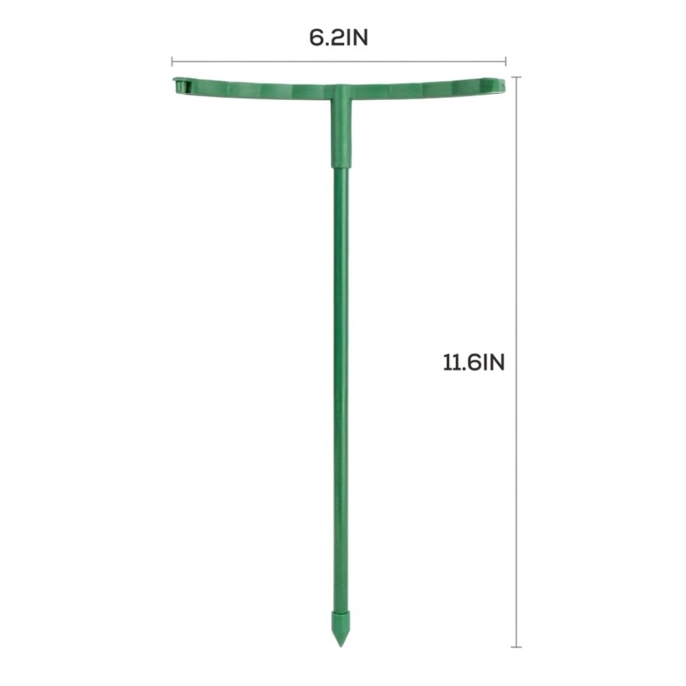 Plant Support Stake - 24 pezzi di pali impilabili verdi