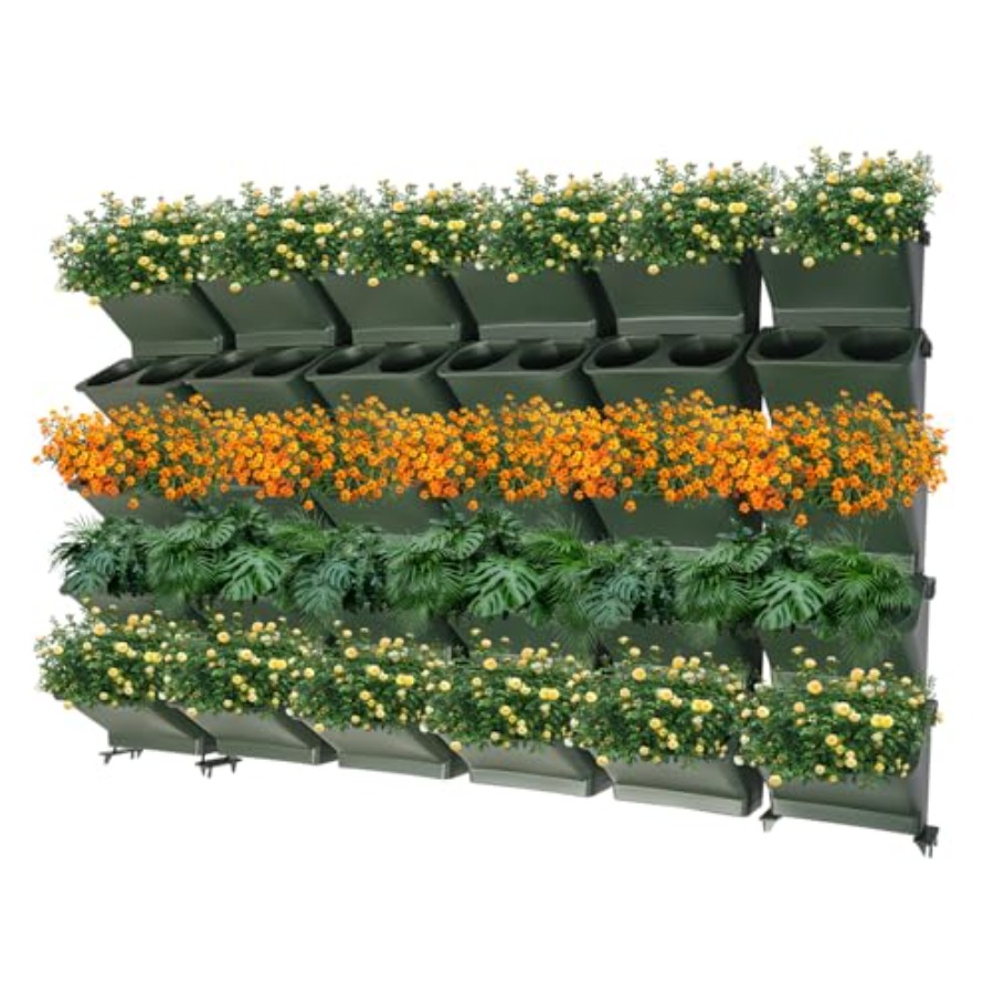 Self-Watering Planter - Fioriera Verticale da Parete per Balcone