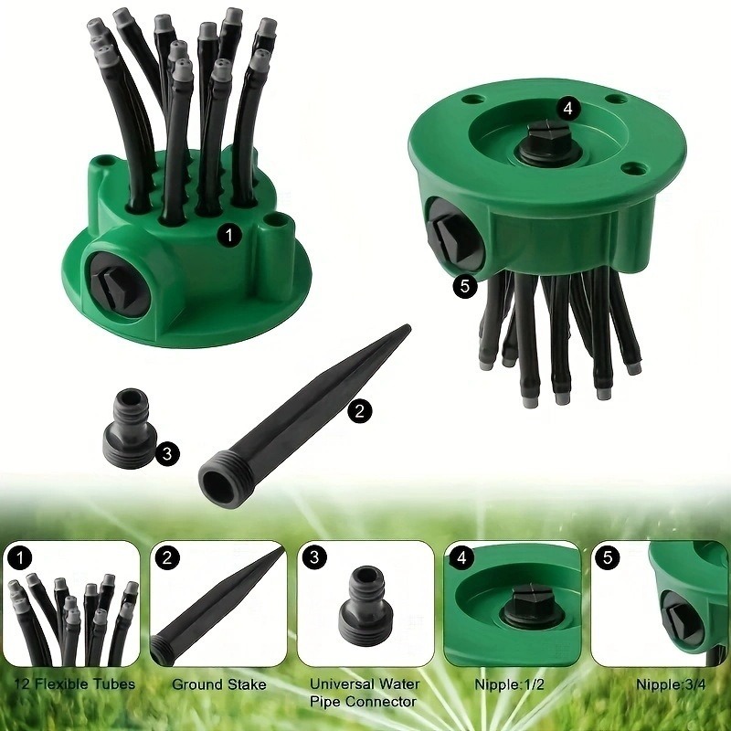 360 °   Irrigatore da Giardino - Gardening Tools China recensione e prezzo