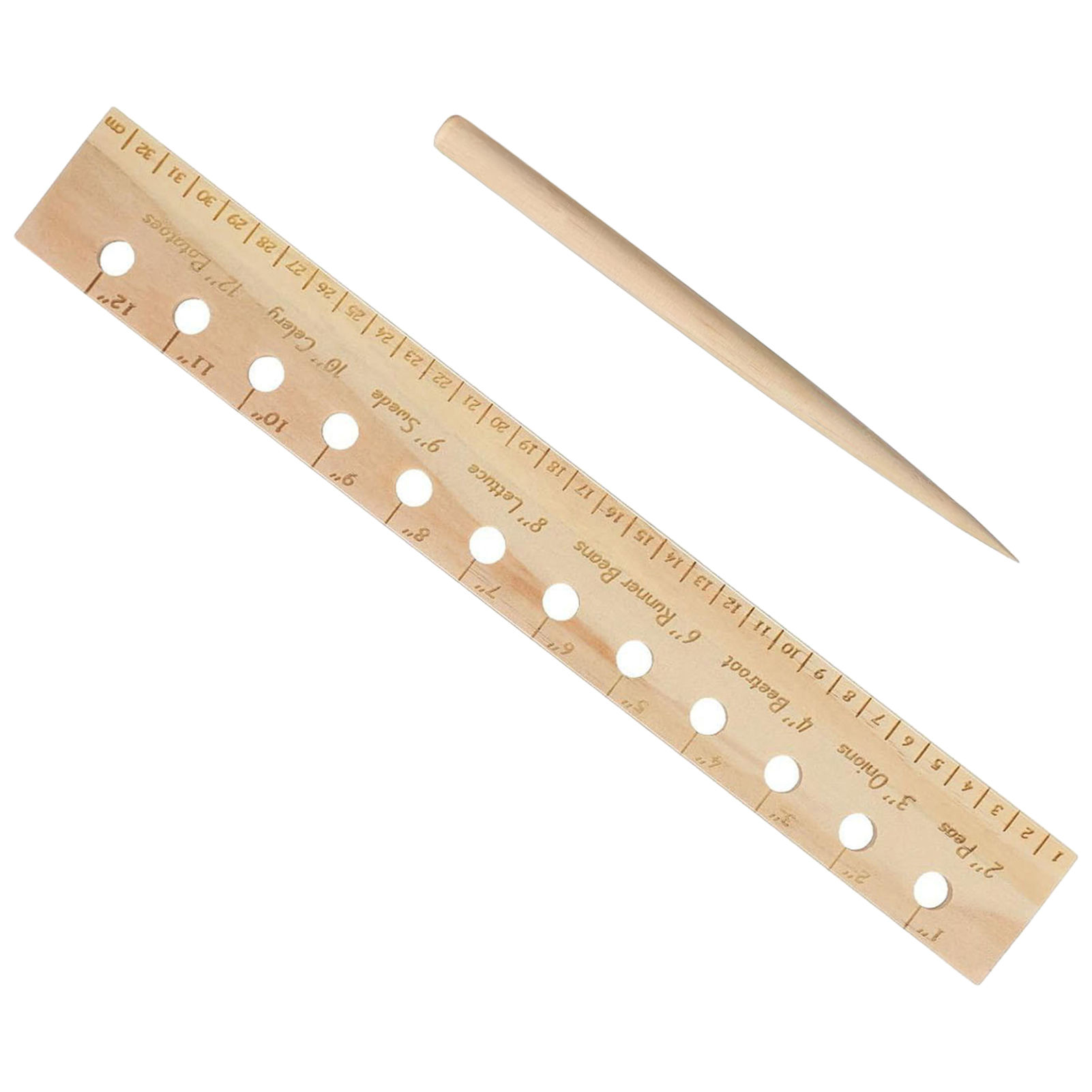 Righello per la semina in legn - Gardening Tools Wooden recensione e prezzo
