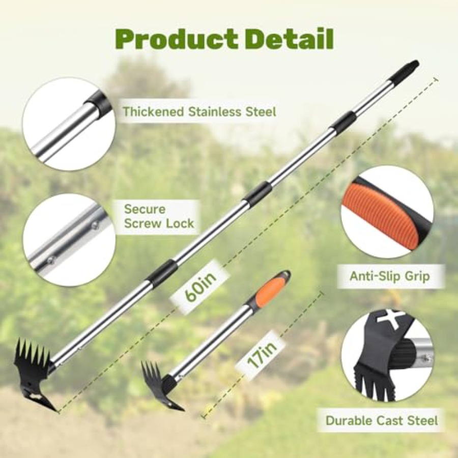 Sarchiatrice da 60 pollici con - Gardening Tools Hoe recensione e prezzo