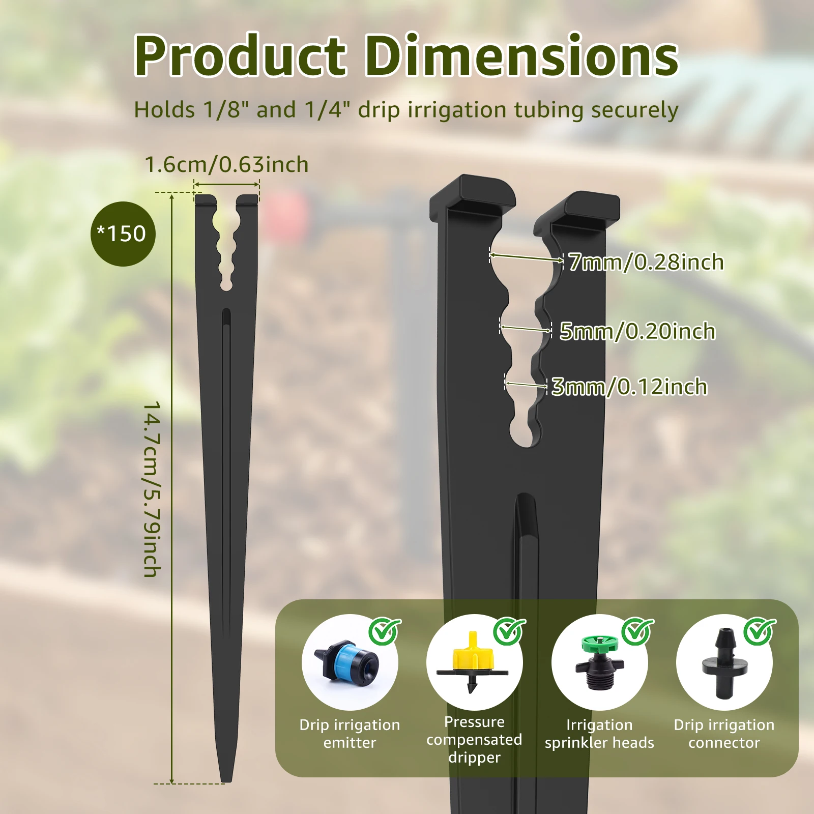 Picchetti per irrigazione a go - Plant Support Stake recensione e prezzo