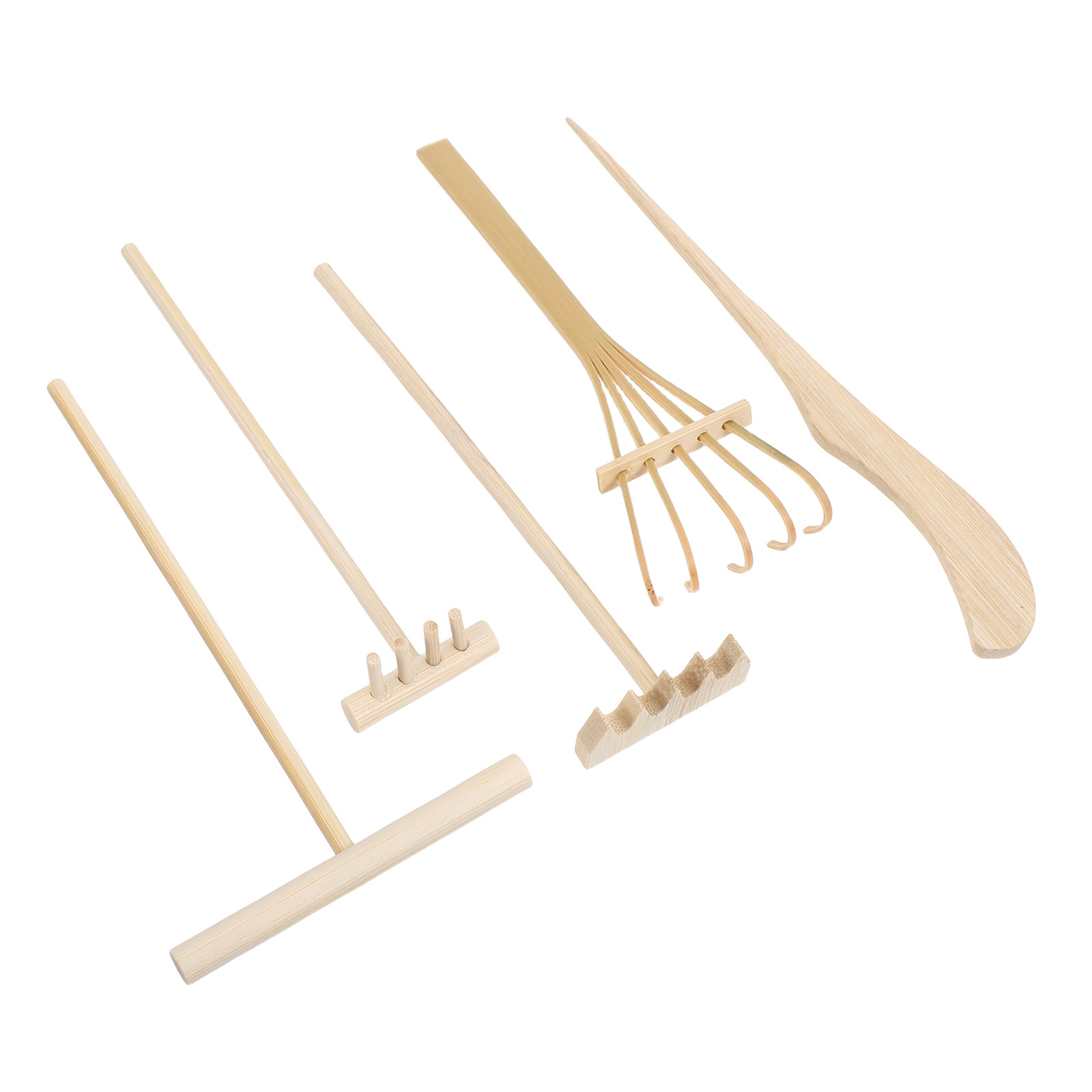 Set di 5 Mini Rastrelli in Bam - Gardening Tools Rake recensione e prezzo