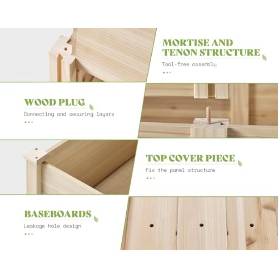 Cassone per Piante da Esterno  - Gardening Tools Wooden recensione e prezzo
