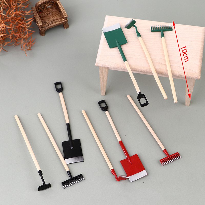 3 pezzi 1:12 miniature di case - Gardening Tools Hoe recensione e prezzo